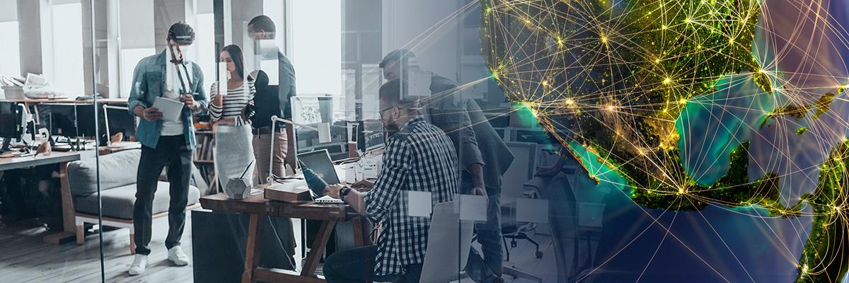 personas en la oficina
